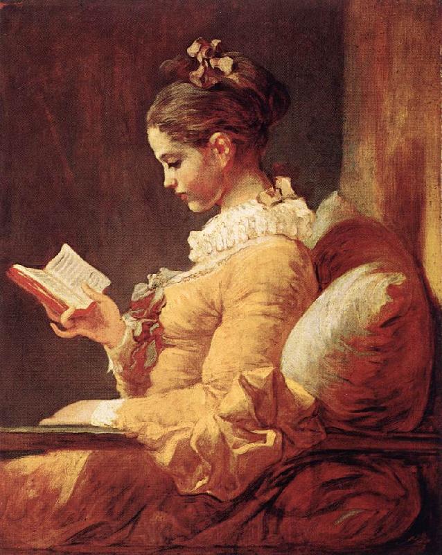 Jean Honore Fragonard A Young Girl Reading France oil painting art